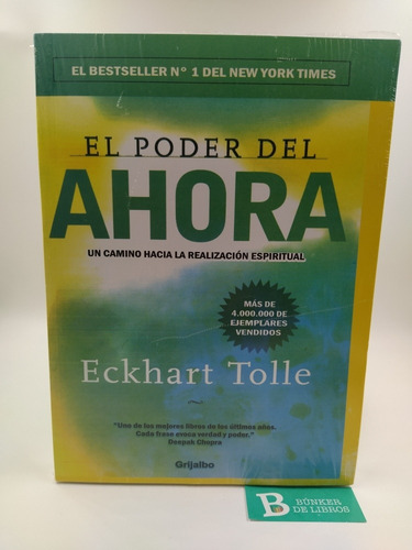 Libro El Poder Del Ahora Eckhart Tolle Nuevo.
