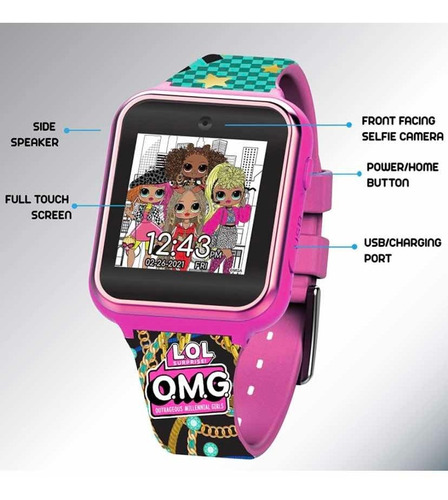 Lol Surprise Smart Watch Interactivo Pantalla Táctil Selfies