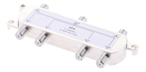 1pc Divisor Amplificador De 6 Vías 5-1000mhz Señal Catv Tv