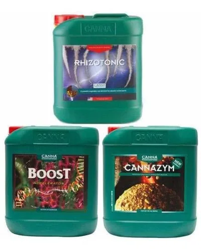 Fertilizante - Canna Boost, Cannazym, Rhizotonic Plant Addit