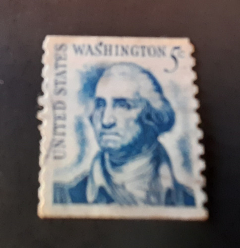 Sello Postal - Usa - 1965 George Washington