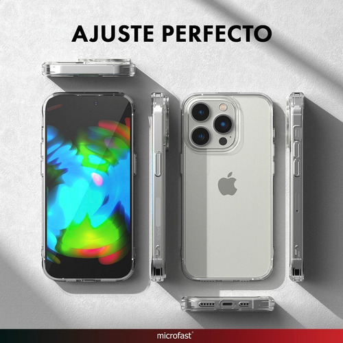 Imagen 8 de 8 de Funda Celular Ringke Fusion Clear iPhone 14 Pro Original