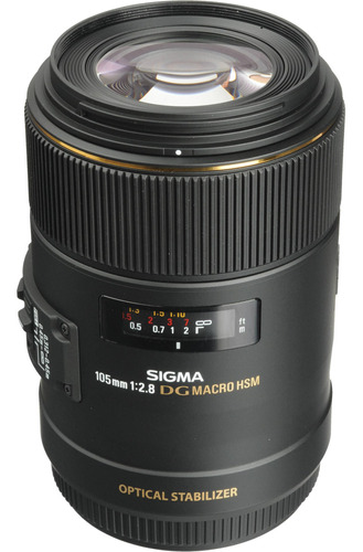 Sigma 105mm F/2.8 Ex Dg Os Hsm Macro Lente Para Canon Ef