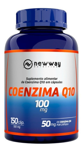 Coenzima Q10 150 Cápsulas 100mg Por Dose Sabor Sem