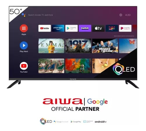 Tv Smart 50 Pulgadas  Android 4k Qled Aiwa Aw50b4qfg