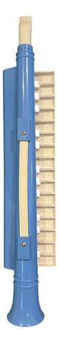 Melodica Clarinete Parquer 27 Teclas Excelente Sonoridad Azul