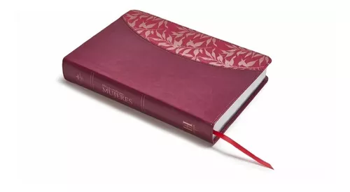 RVR 1960 Biblia de Estudio para Mujeres, vino tinto/fucsia símil piel