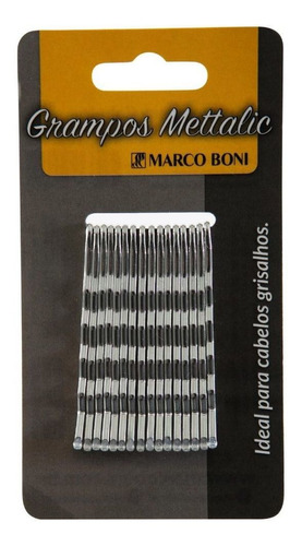 Grampos Para Cabelo Metallic - Ideal Para Cabelos Grisalhos