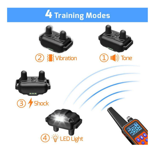 Imagen 4 de 9 de Collar Entrenador Electrico Perros Adiestramiento + Regalo