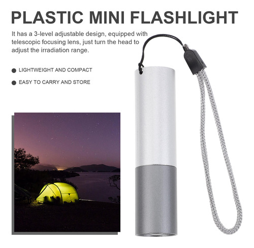 1 Juego De Mini Linterna Usb, Linterna De Emergencia Para Ex
