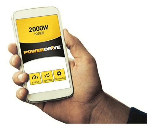 Powerdrive Pd2000 Inversor De Corriente Con Bluetooth, 2000