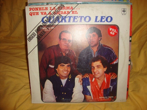 Vinilo Cuarteto Leo Ponele La Firma Que Va A Andar C2