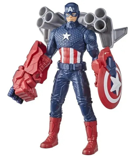 Imagem 1 de 5 de Capitão América Boneco Marvel Avengers Vingadores Hasbro