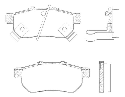 Pastilha De Freio Traseira Honda Civic Vti Vtec 1.6 16v 199