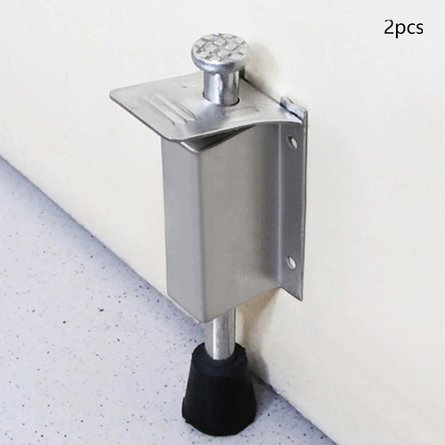 Tope De Puerta Telescópico Con Resorte Y Tornillos 14cm