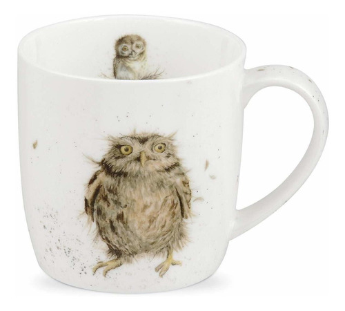 Wrendale By Royal Worcester Wrendale What A Hoot Taza, Multi