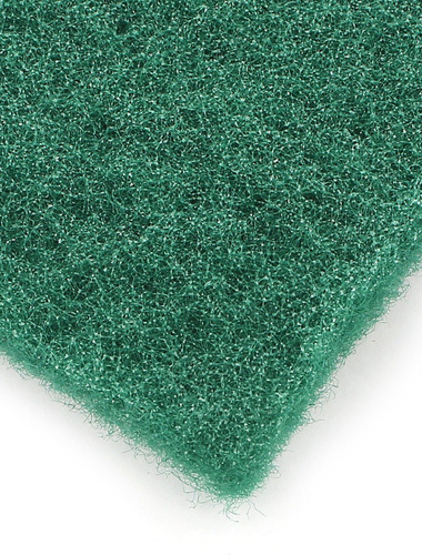15 Esponjas Y Fibra De Limpieza Para Cocina Verde 14,7 X 9,7