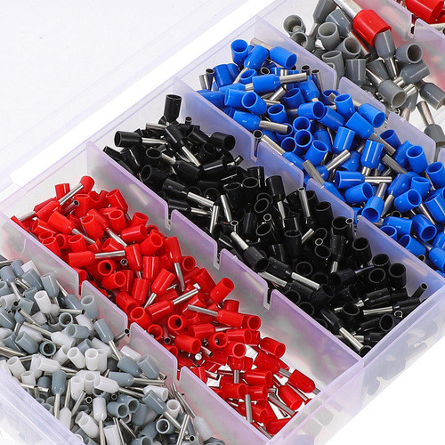 Kit De Conectores De Cable De 1200 Piezas, Cable De Engarce