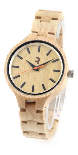 Reloj Madera Terra-diseño Uruguayo-femenino Y Elegante 