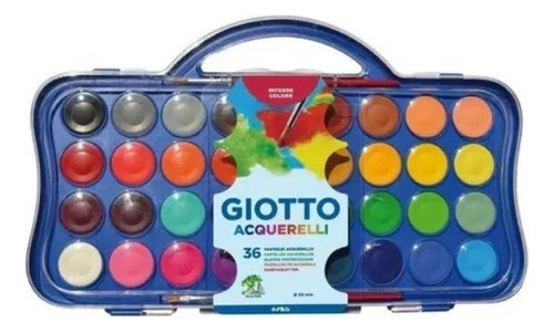 Acuarelas Giotto X36 Colores Serviciopapelero