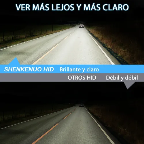 .. D2s Hid Xenón Faro + 9006 Led Kit De Luz Antiniebla 6000k