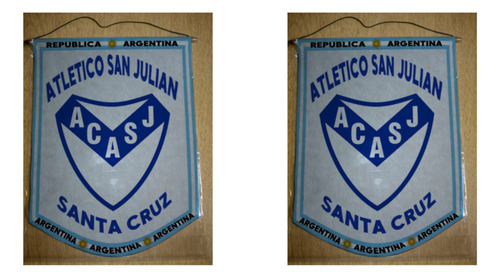 Banderin Mediano 27cm Asociación Club Atlético San Julián