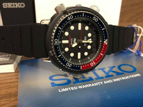 Seiko Arnie Snj027 Solar -relançamento 1982 - Zerado Sem Uso