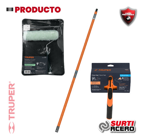 Kit Extensión De Rodillo+pinta Pad+kit P