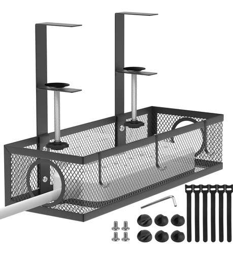 Bandeja Gestion Cabl Para Debajo Escritorio Organizador 3