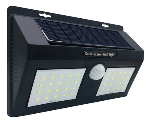 Pack X 2 Luz Led Exterior Solar 40 Led 30w Sensor Jardin