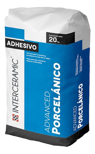 Adhesivo Porcelánico Gris 20 Kg