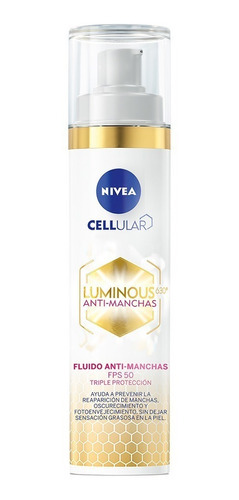 Fluido Nivea Luminous630 Anti-manchas Ácido Hialurónico 40ml