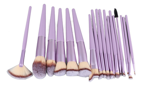 18pcs Makeup Brush Set Artificial Fiber Fashionable Soft Syn