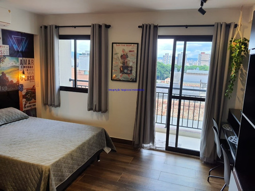 Imagem 15 de 27 de Apartamento Studio 26m², 01 Dormitório E 01 Banheiro. Condomínio Com Portaria, Segurança 24hrs, Piscina, Salão De Festa, Churrasqueira, Jardim, - 21010802 - 68988525
