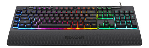 Teclado K512 Rgb Shiva Red Dragon Negro Soy Gamer