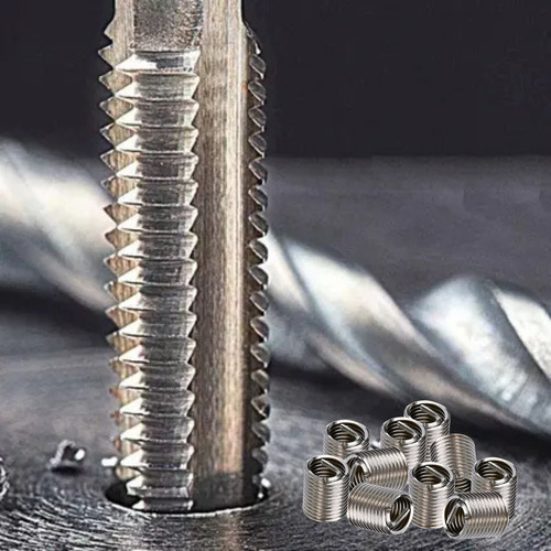 Kit Macho M12 X 1,25mm Com 10 Roscas Postiças Helicoil Aço
