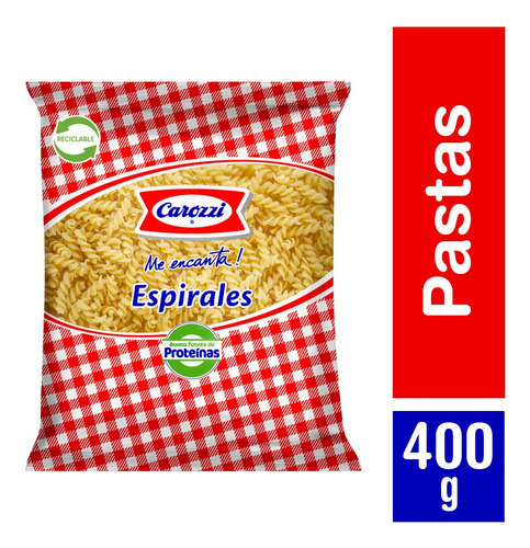 Carozzi Pasta Espiral 49 400 Gr