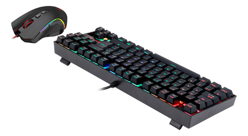 Pack Teclado Y Mouse Gamer Redragon Kumara + Mouse Español