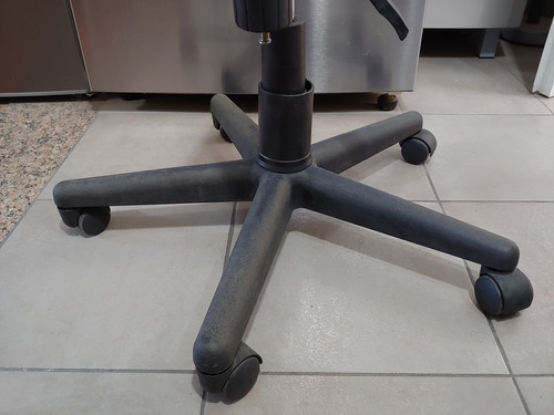 Repuesto Base Silla Giratoria Pc Oficina Basculante 5 Ruedas (Usado)