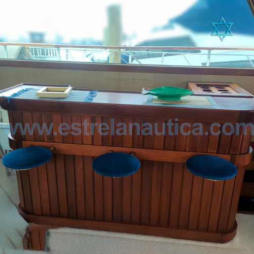 Imagem 4 de 10 de Lancha Carbrasmar 61 Iate Ferretti Phantom Triton Focker Fs