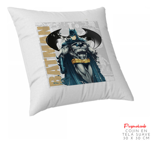 Taza 11 Onzas + Botella + Cojin Personalizado Batman