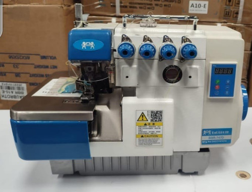 Máquina Overlock Industrial Baubroth Motor Incorporado Dd