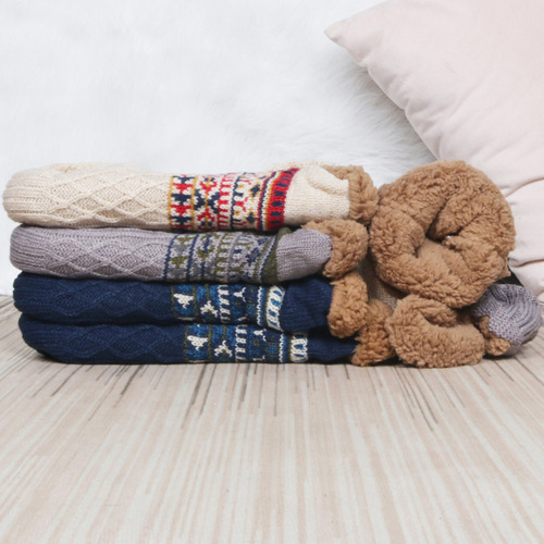 3 Pares De Calcetines Antideslizantes Suaves Para El Hogar,