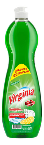 Virginia Lavalozas Concentrado Limón Citrus 750ml