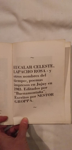 Eucalar Lapacho Rosa Y Otros Nombres De Groppa, Nestor
