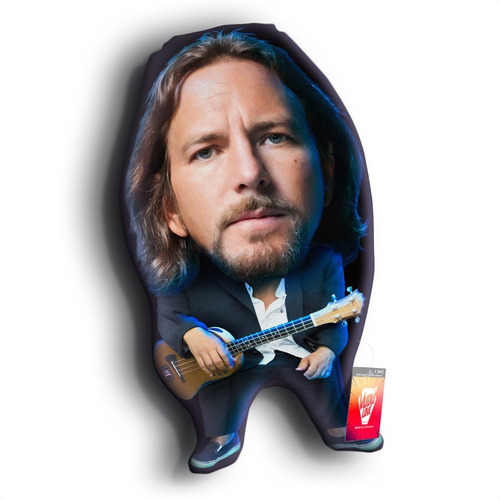 Imagen 1 de 1 de Cojín Peluche Eddie Vedder Pearl Jam Chiquito 40cm Vudú Love
