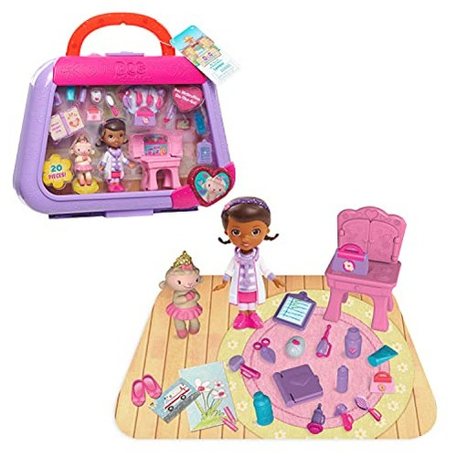 Juega A Doc Mcstuffins On The Go Playset Lambie