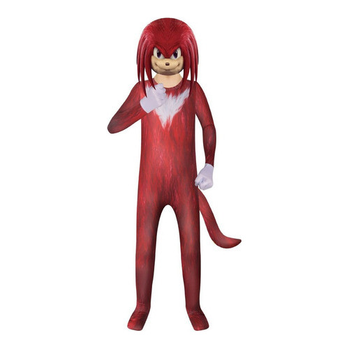 Traje Infantil Knuckles Tails Traje Sonic The Hedgehog A