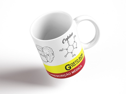 Imagem 2 de 4 de Caneca Divertida - Tema Café Remédio
