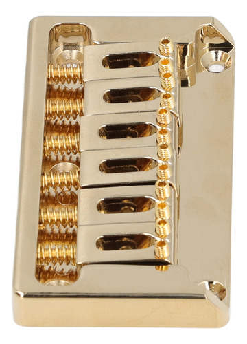 Kit De Ponte De Guitarra Elétrica De 6 Cordas Em Latão Throu
